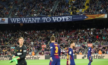 Un Barça-Eibar, al Camp Nou, el 19 de setembre.
