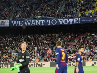 Un Barça-Eibar, al Camp Nou, el 19 de setembre.