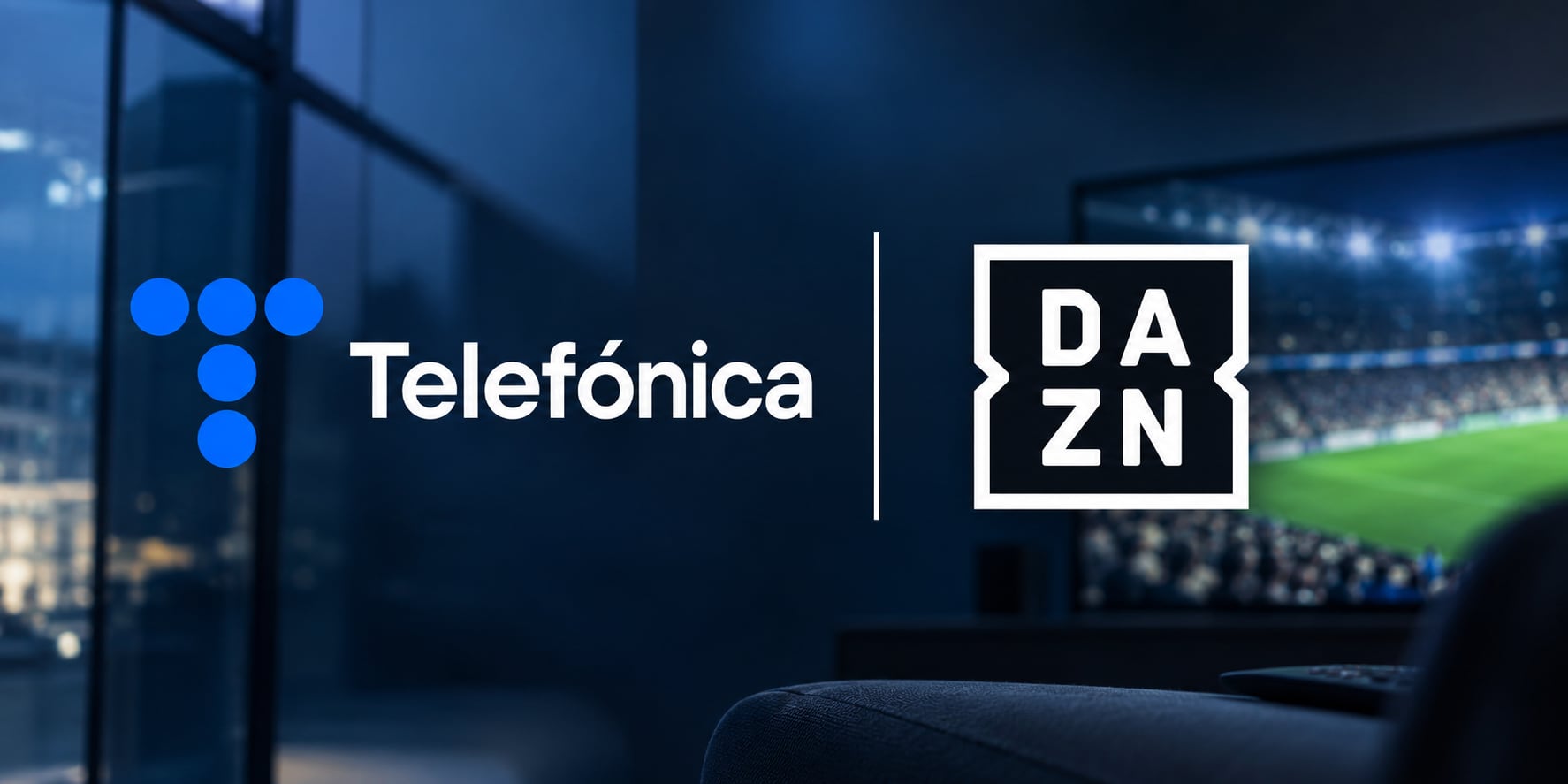 Telefónica acuerda con DAZN la distribución de LaLiga hasta 2032 por 1.650 millones