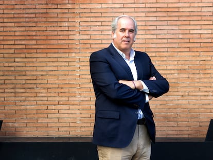 Luis Suárez de Lezo, presidente de la Real Academia de Gastronomía, fotografiado el pasado miércoles en el restaurante Tatel, en Madrid.