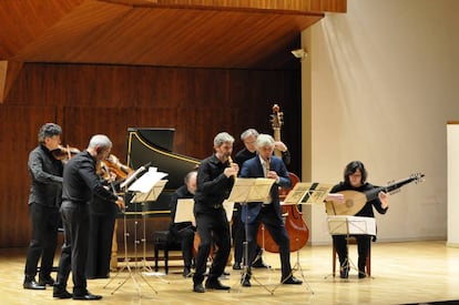 Tindaro Capuano y Giovanni Antonini como solistas de chalumeau junto a Il Giardino Armonico.