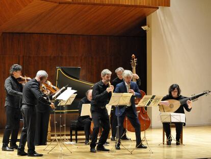 Tindaro Capuano y Giovanni Antonini como solistas de chalumeau junto a Il Giardino Armonico.