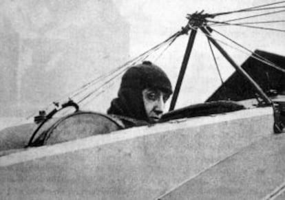 José Ortiz Echagüe, fotógrafo y aviador, en 1914