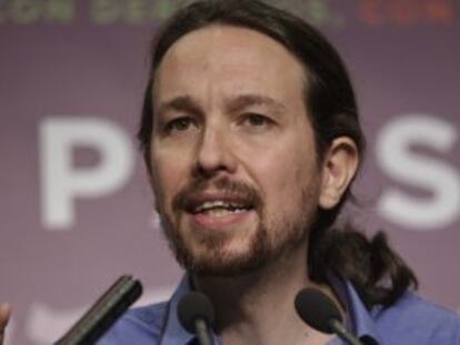 Pablo Iglesias, este lunes.