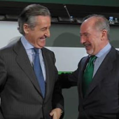 Miguel Blesa y Rodrigo Rato.