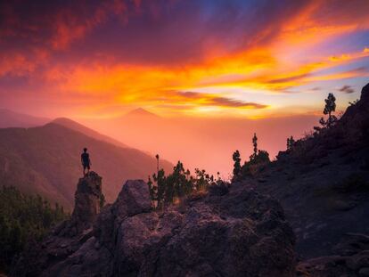 Atardecer en Tenerife.