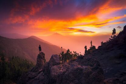 Atardecer en Tenerife.