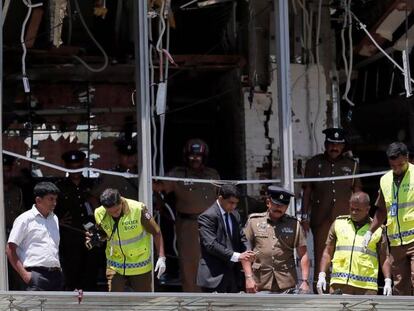 Explosi&oacute;n en el hotel en la capital de Sri Lanka, en Colombo. 