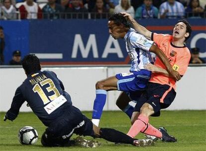 El defensa del Málaga no pedirá perdón a Messi por la contundencia de su juego