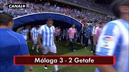 Málaga 3 - Getafe 2