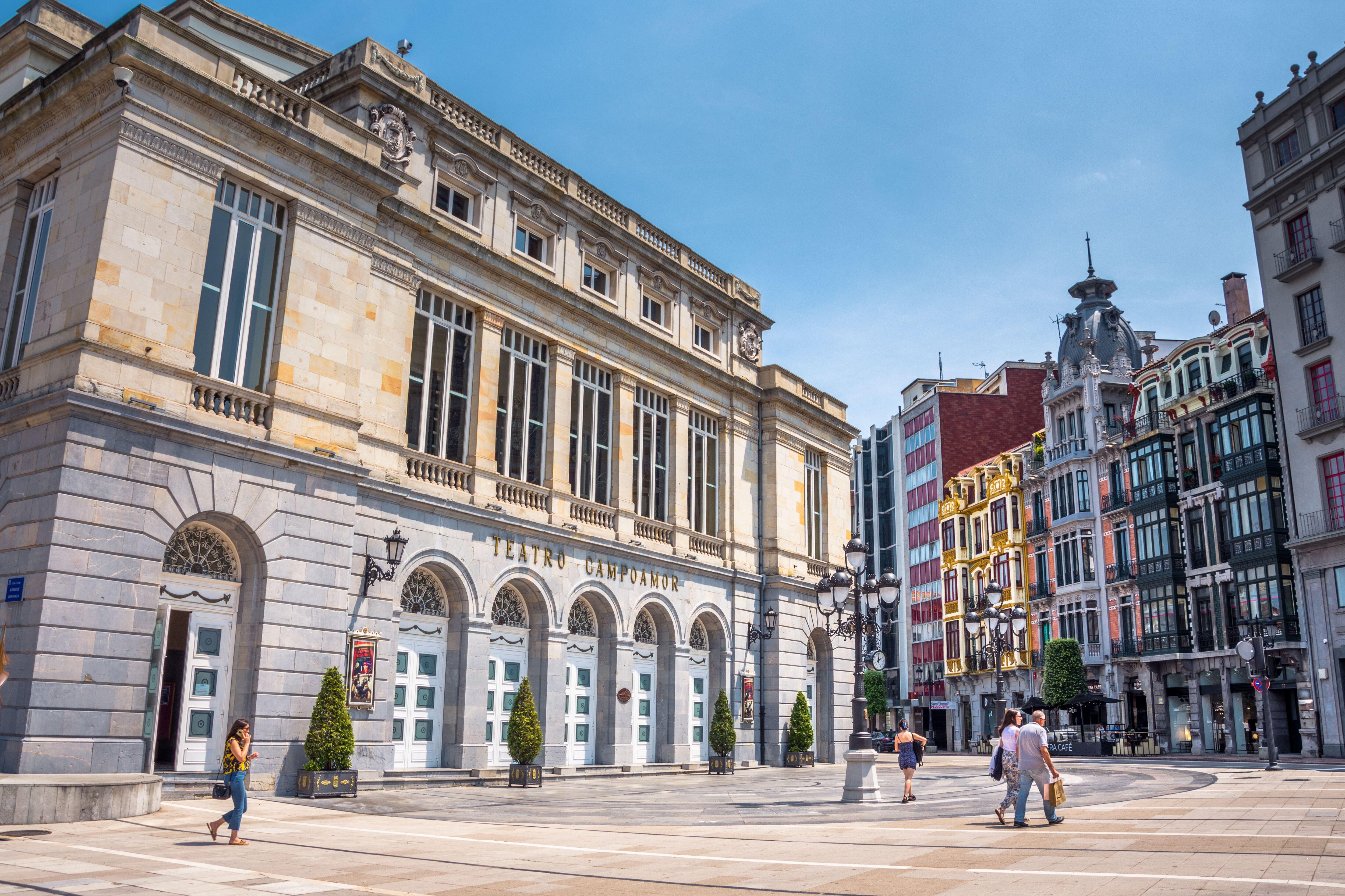 El Teatro Campoamor, en Oviedo.