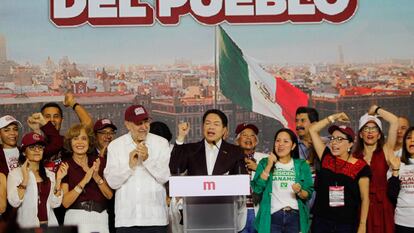 Mario Delgado declara la victoria de Morena en CDMX, Jalisco, Tabasco, Veracruz y otras entidades en Ciudad de México, el 2 de junio.