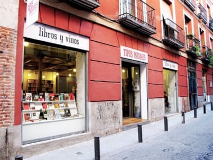 La librería, en la calle de San Joaquín, en el centro de Madrid.