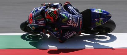 Viñales, durante la sesión de clasificación en Mugello.