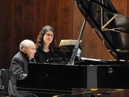 El pianista Menahem Pressler.