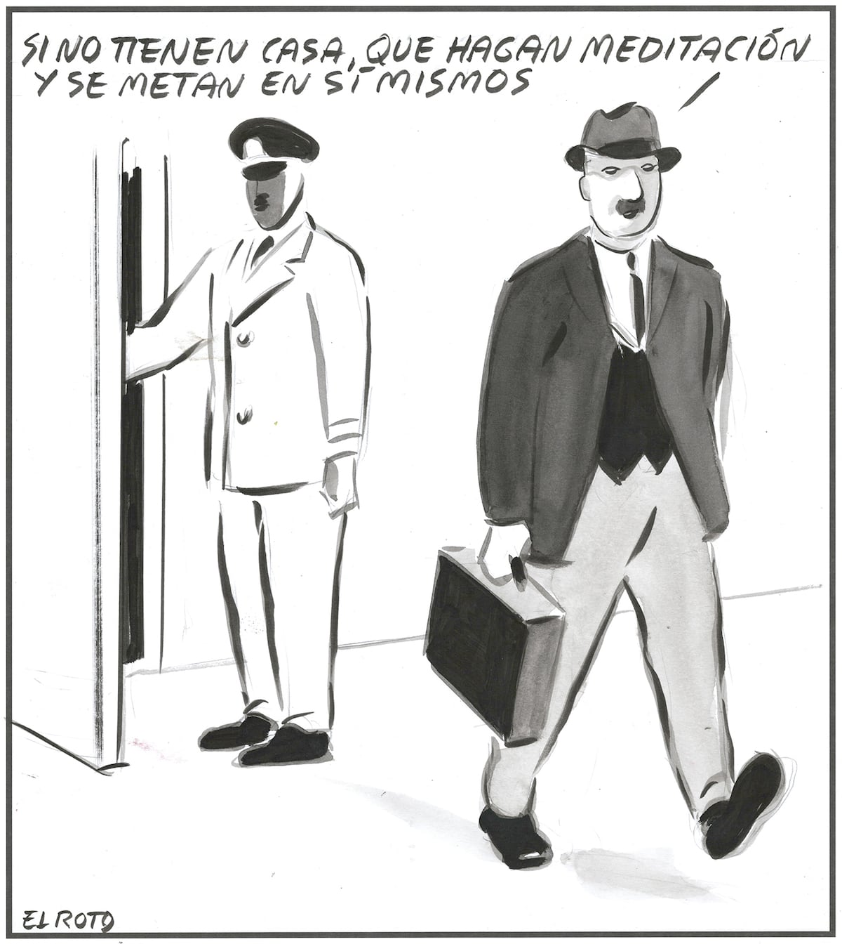 El Roto: Meditación
