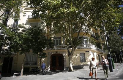 Casa de los Franco en la calle Hermanos Becquer, 8, en Madrid.