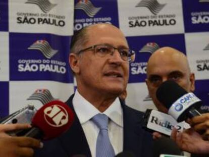 Governador de S&atilde;o Paulo, Geraldo Alckmin. 