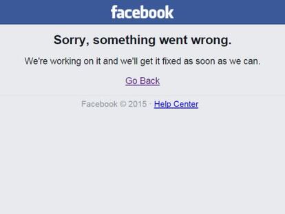 Facebook sufre una caída por segunda vez en una semana