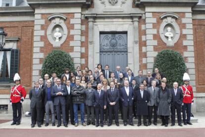 Recepción en el Palacete Albéniz de Barcelona, situado en Montjuic.