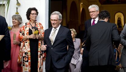Trias al casament de la filla d'Artur Mas.
