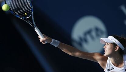 Garbiñe Muguruza, en Dubái.