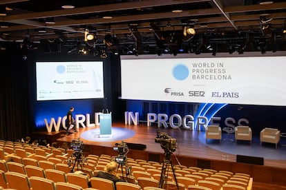 El auditorio del CaixaForum de Barcelona donde se celebrará el evento World in Progress.