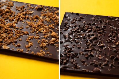 Diferentes variedades de chocolate.