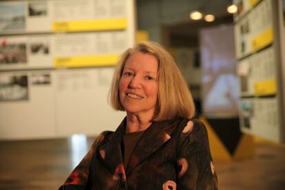 Nancy Fraser em foto do Centro de Cultura Contemporânea de Barcelona.