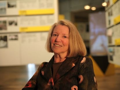 Nancy Fraser em foto do Centro de Cultura Contemporânea de Barcelona.