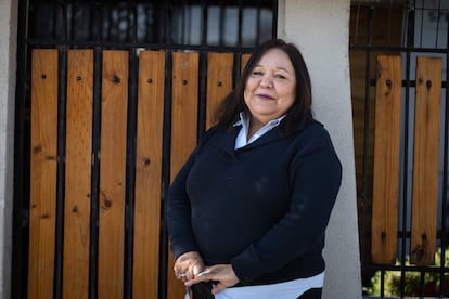 Jeannette Román, madre de Jeannette Jara, el 3 de julio de 2025.