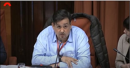 Simón Montero Jodorovich, en una comparecencia en el Parlament como presidente de la Fagic.