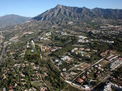 An artist's impression of the tower Sierra Blanca Properties plans to build in Marbella.