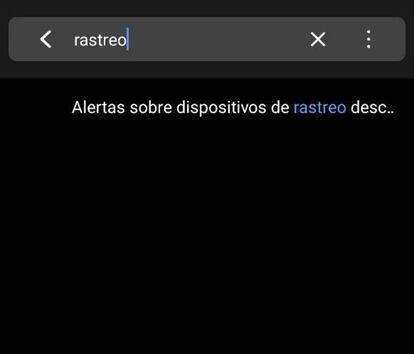 Buscar rastreador en Andtoid