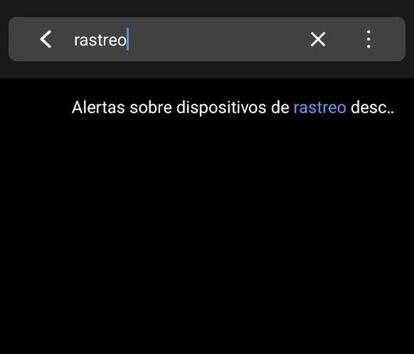 Buscar rastreador en Andtoid
