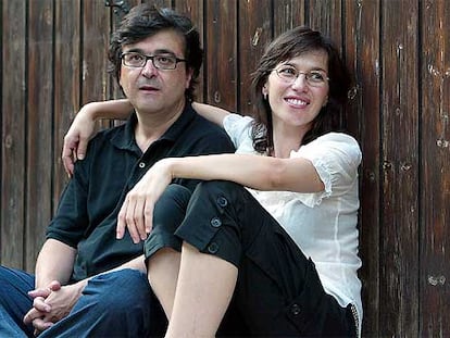 Ariadna Gil y Javier Cercas en Rupiá, Girona.