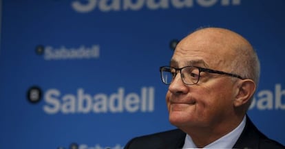 El presidente de Banco Sabadell, Josep Oliu.