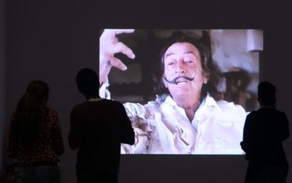 El documental 'Autoportrait mou de Salvador Dalí', de 1966, en la exposición del Reina Sofía.