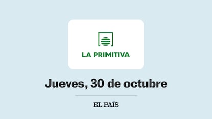 La Primitiva comprobar sorteo del jueves 30 de octubre de 2025