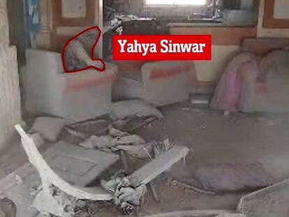 Vídeo | Israel difunde imágenes en las que afirma que aparece Sinwar antes de ser asesinado