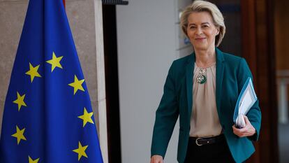 Von der Leyen, en Bruselas.