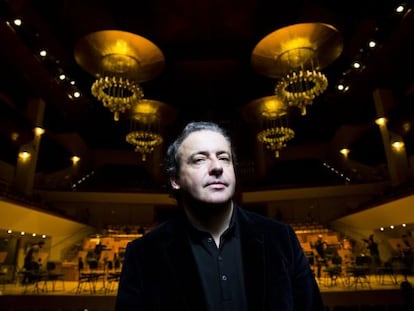 Juanjo Mena, director de orquesta, en el Auditorio Nacional.