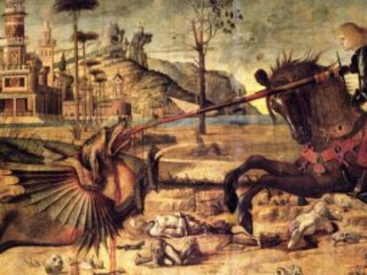 Sant Jordi matant el drac, de Vittore Carpaccio (1502-1507).