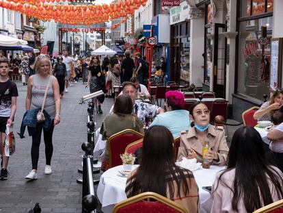 Turistas en Chinatown (Londres), el pasado 10 de agosto