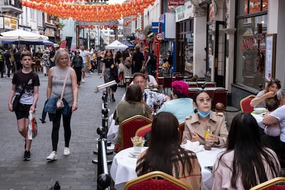 Turistas en Chinatown (Londres), el pasado 10 de agosto