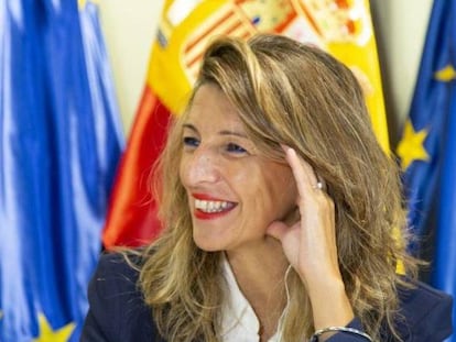 La ministra de Trabajo y Economía Social, Yolanda Díaz.