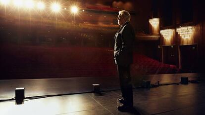 Plácido Domingo, en septiembre de 2015, en el Dorothy Chandler Pavilion de Los Ángeles.