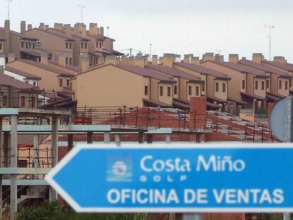 Urbanización de Fadesa en Miño (A Coruña).