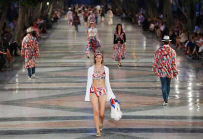 Desfile Cruise collection de Chanel en La Habana