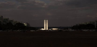 O Congresso Nacional, em Brasília.